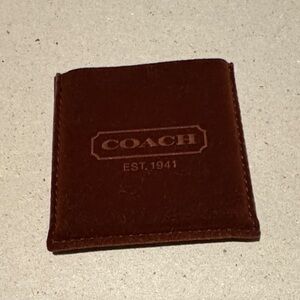 Coach Vintage Mirror in Brown Velvet Pouch